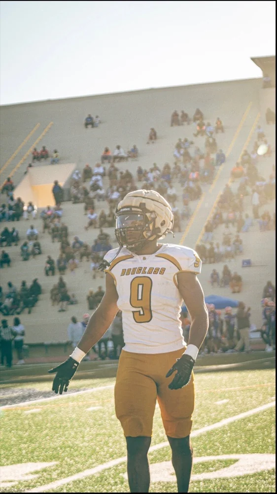 Travis Isaacs warming up at golden hour